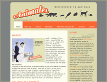 Tablet Screenshot of animates.nl